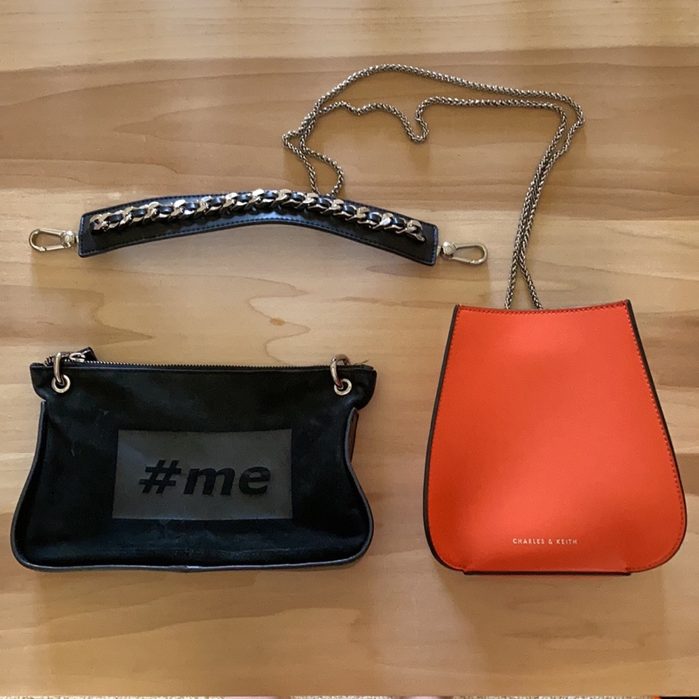 Zara+ Charles & Keith bags